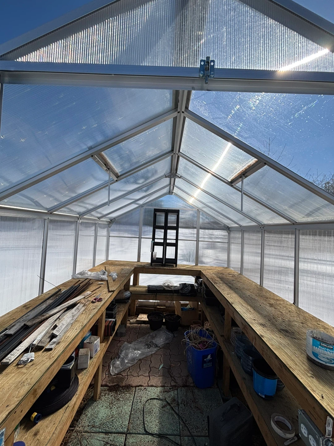 Greenhouse with Shelving - photo 3