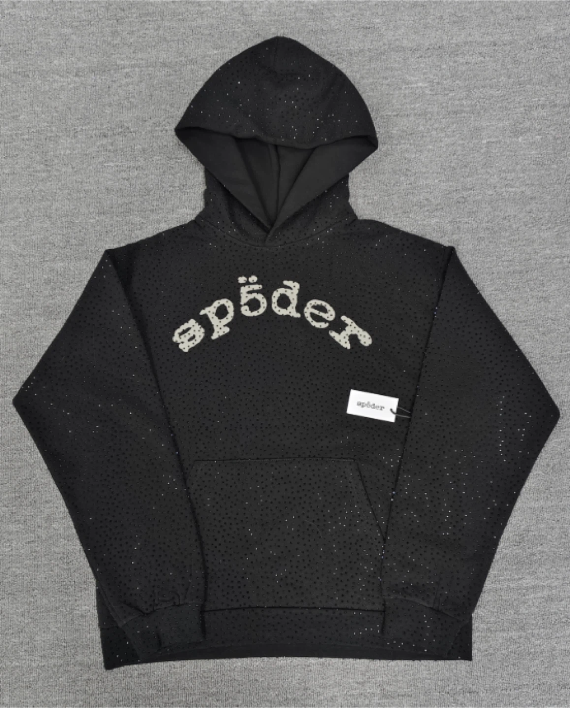 Black VVS SPIDER HOODIE