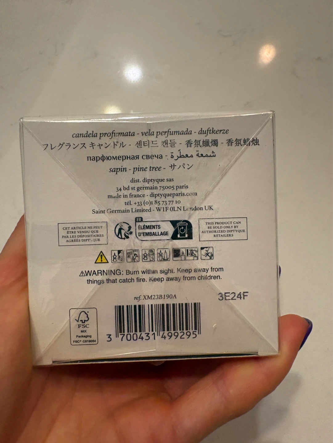 NEW Diptyque Sapin Scented Candle 190g - photo 5