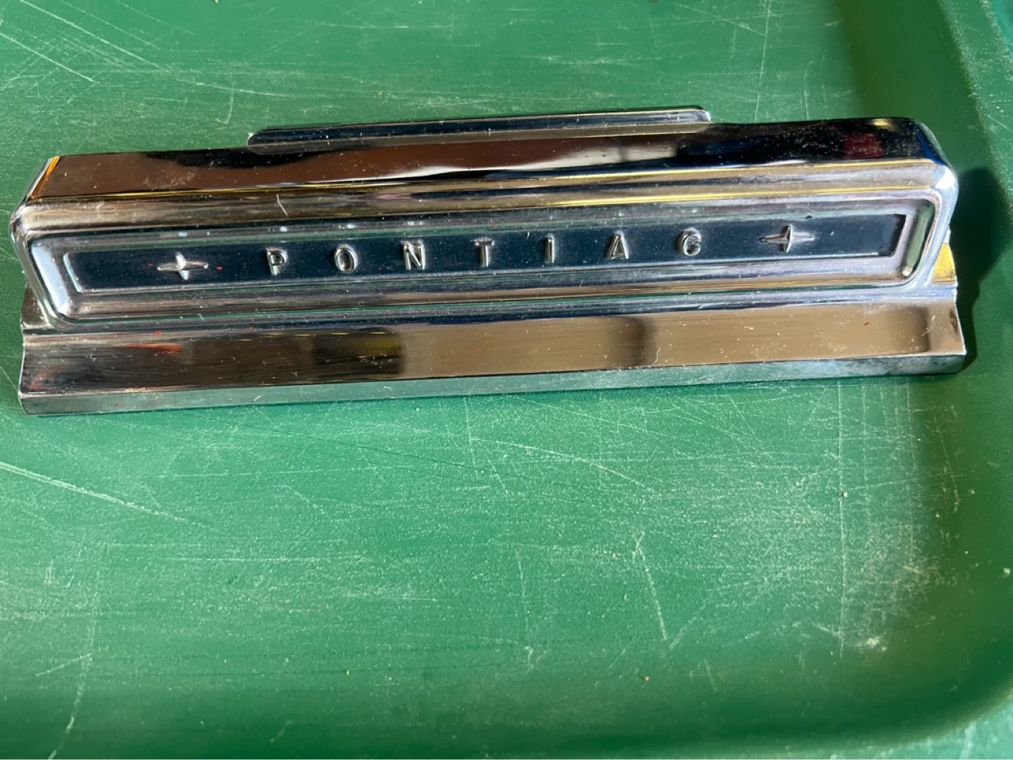 Pontiac Car Emblem radio bezel