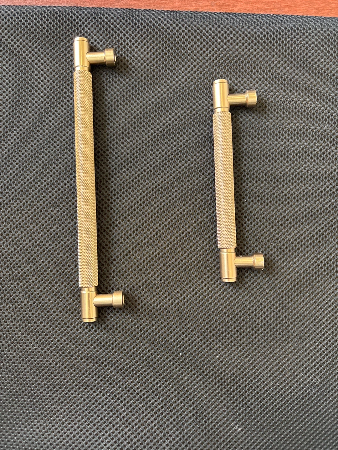 Gold Knurled Drawer Pulls 30 small and 30 large