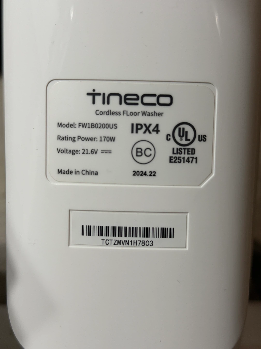 Tineco Cordless Floor Washer FW1B0200US - photo 3