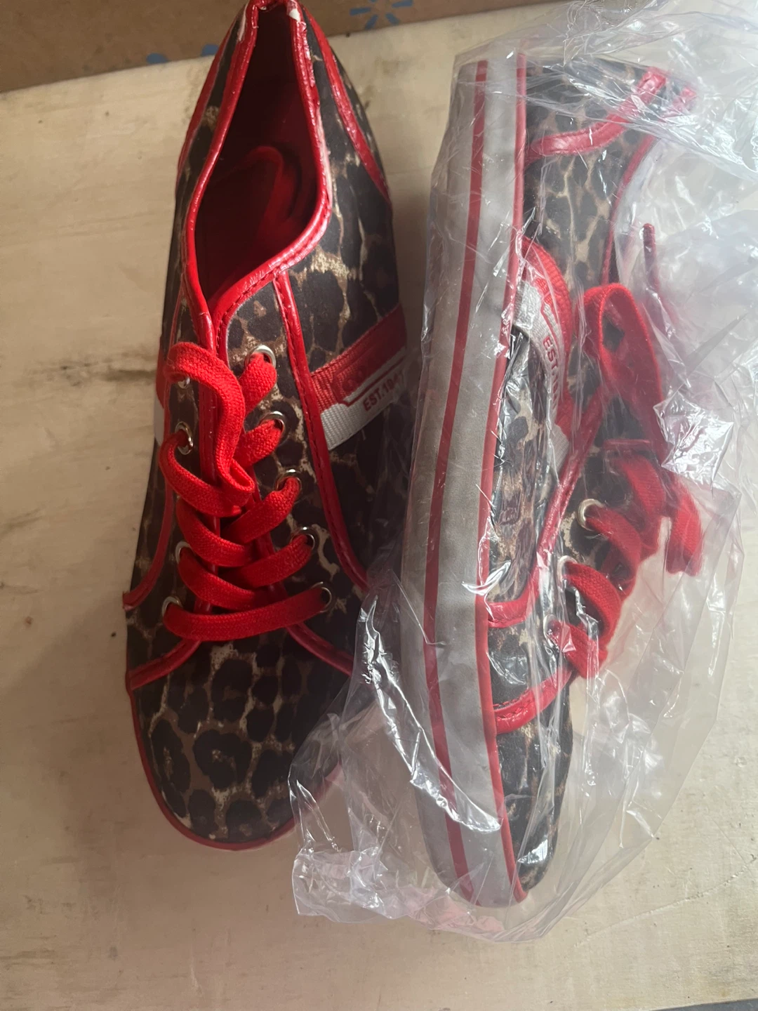 Coach Leopard Print Canvas Sneakers - photo 3
