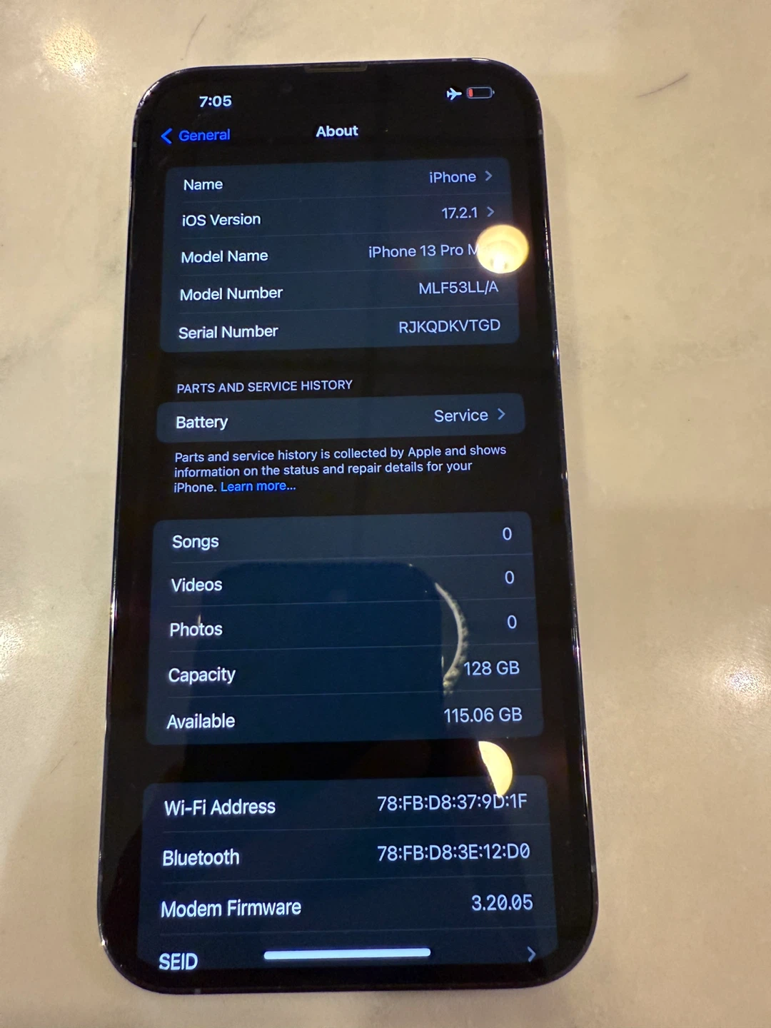 Apple iPhone 13 Pro Max 128GB Unlcoked SIM Tray - photo 3