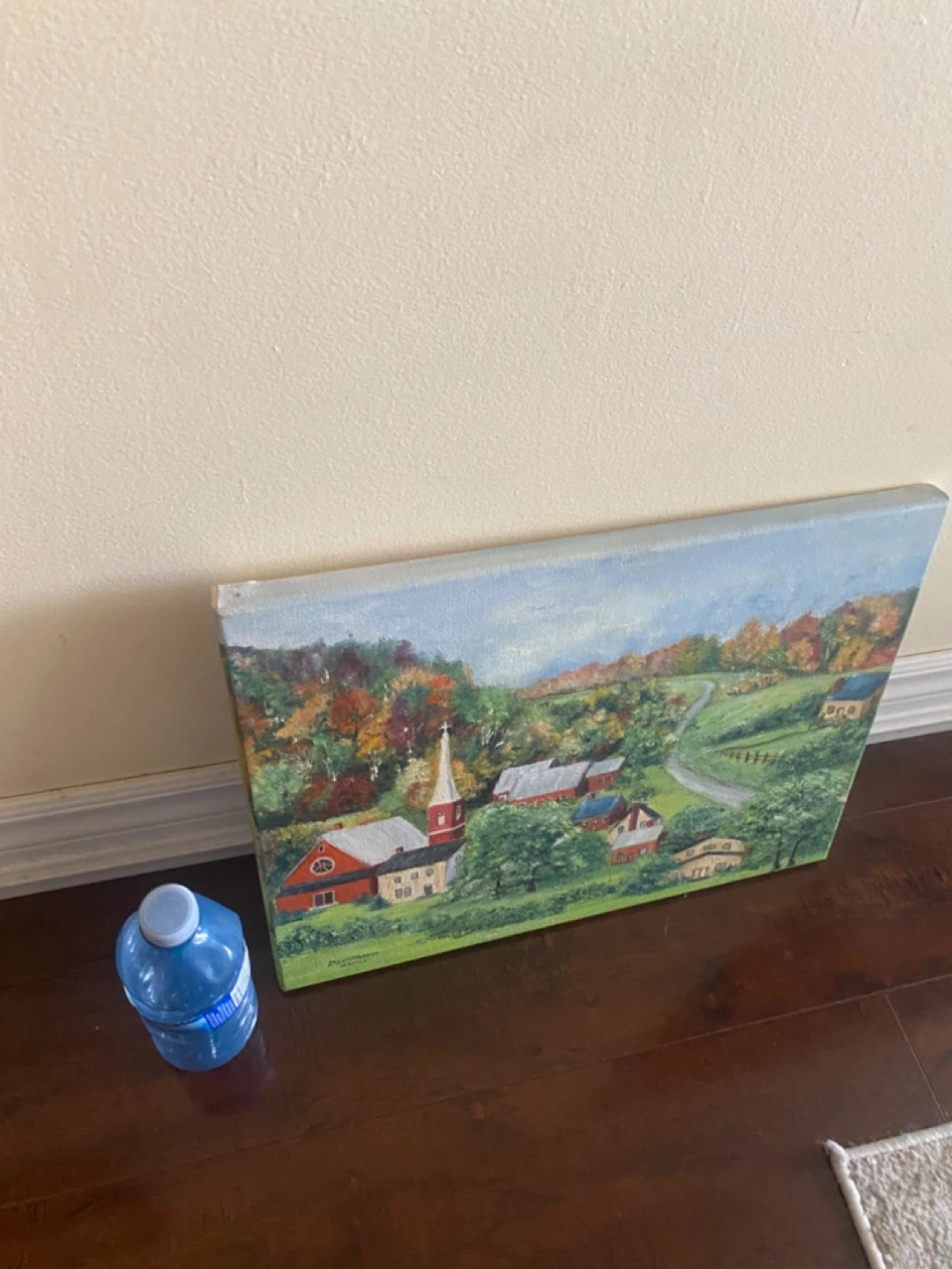 Original Painting -  Village Scene - photo 3