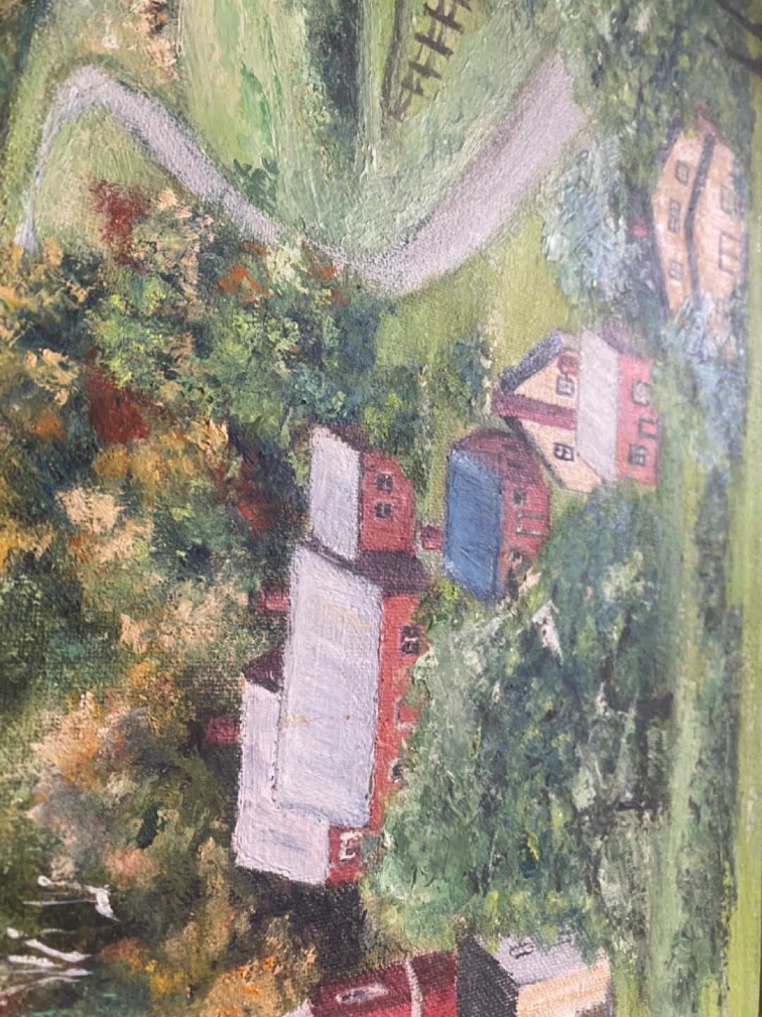 Original Painting -  Village Scene - photo 2