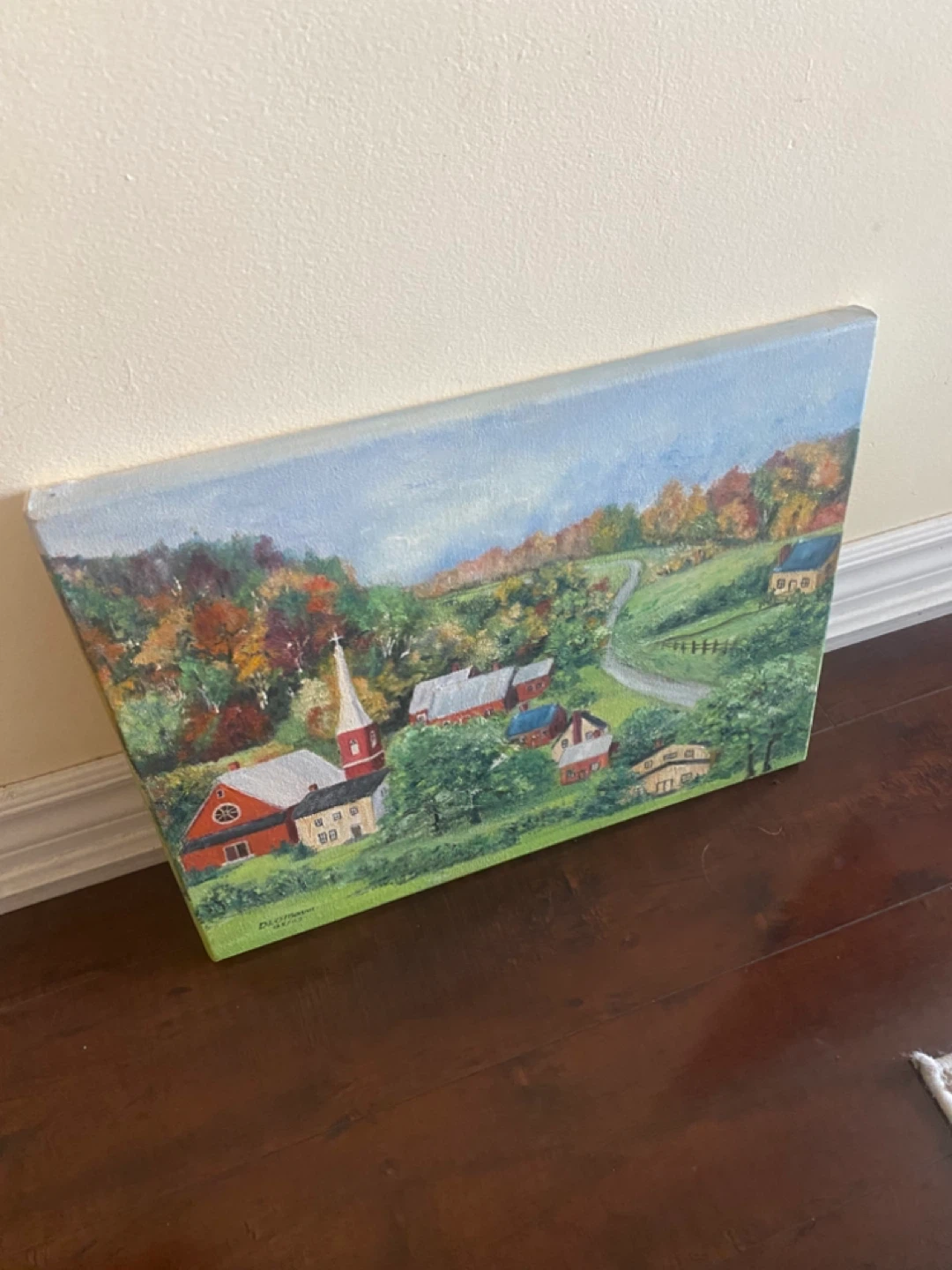 Original Painting -  Village Scene - photo 4