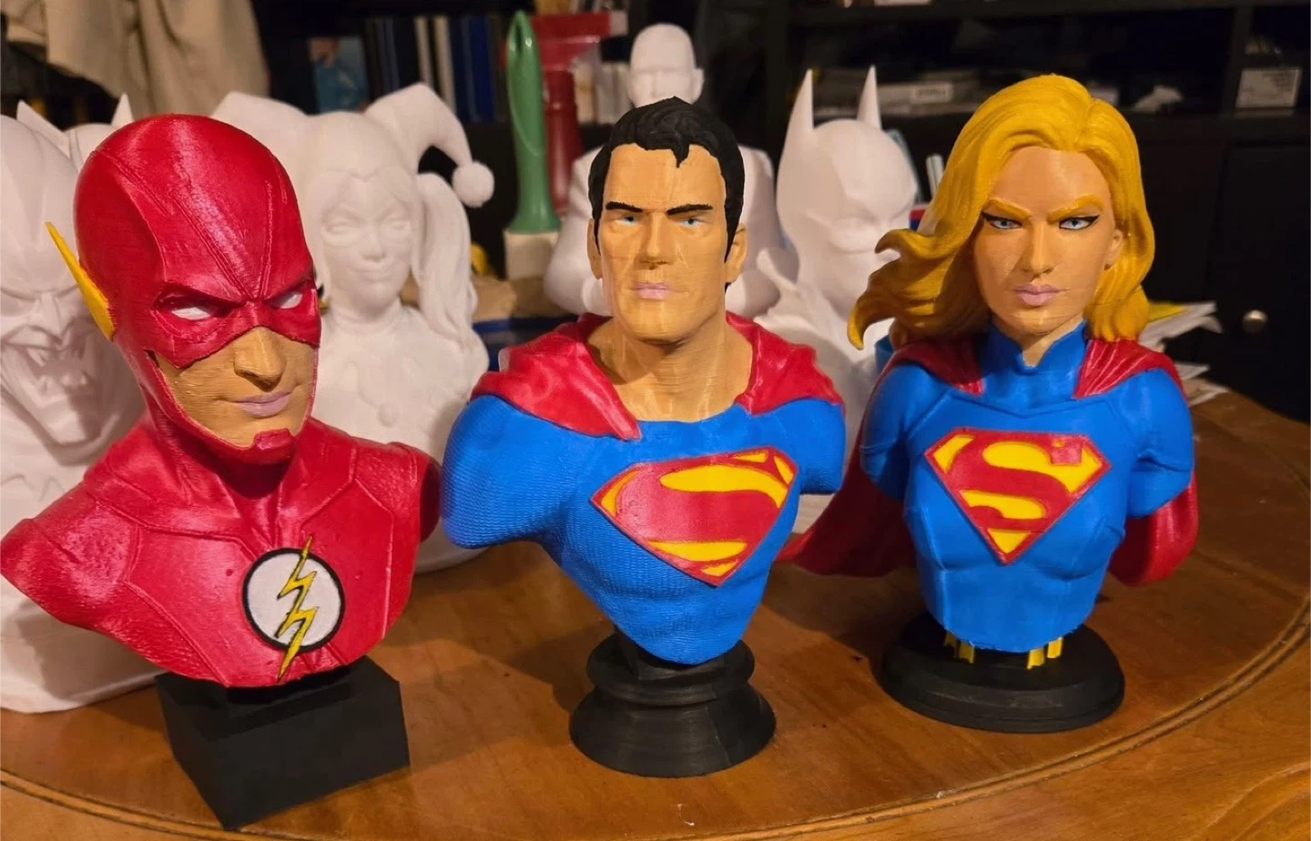 Set of Marvel and DC Character Busts and Infinity Gauntlet - photo 3
