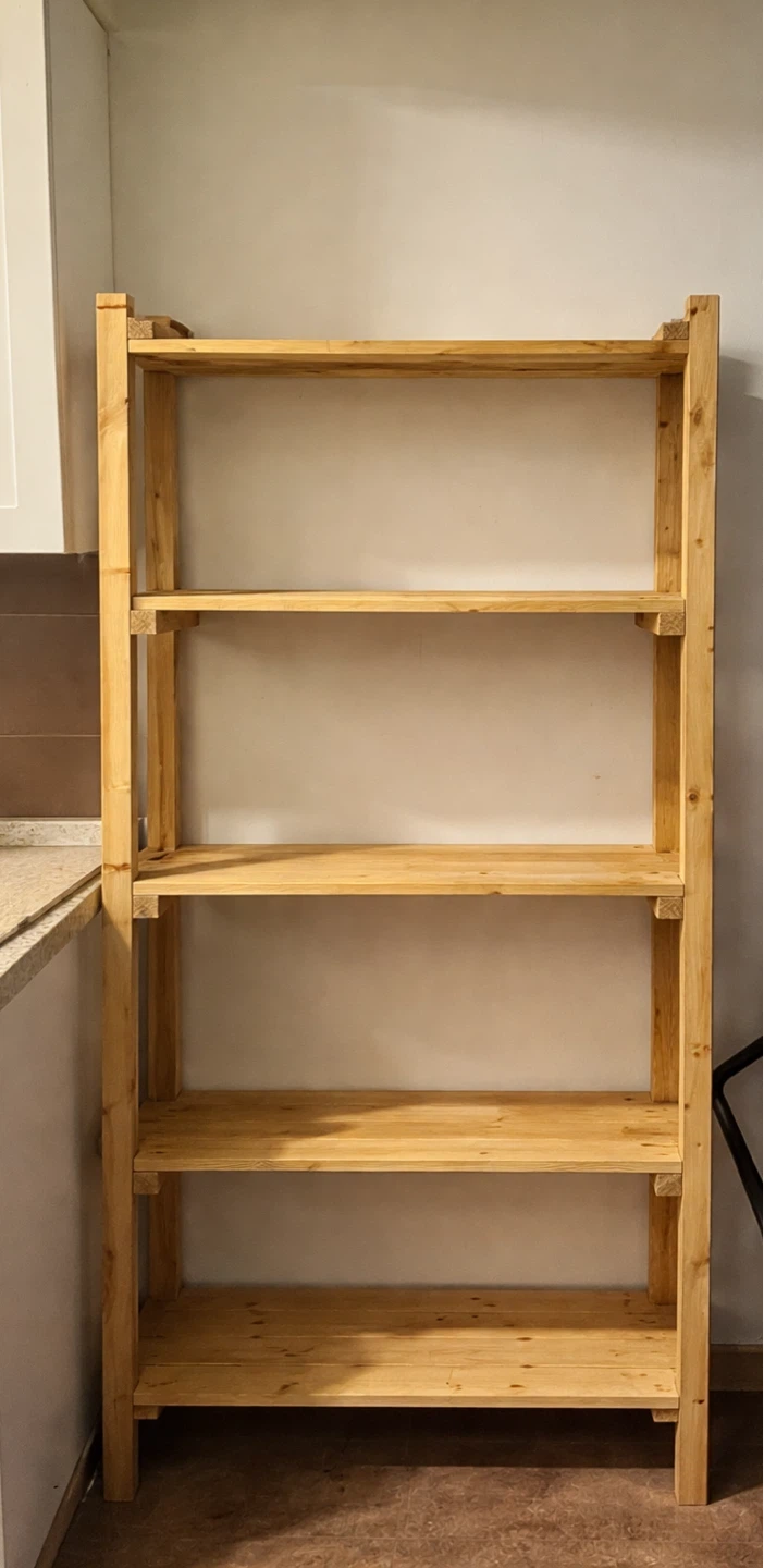 Wooden Shelving Unit