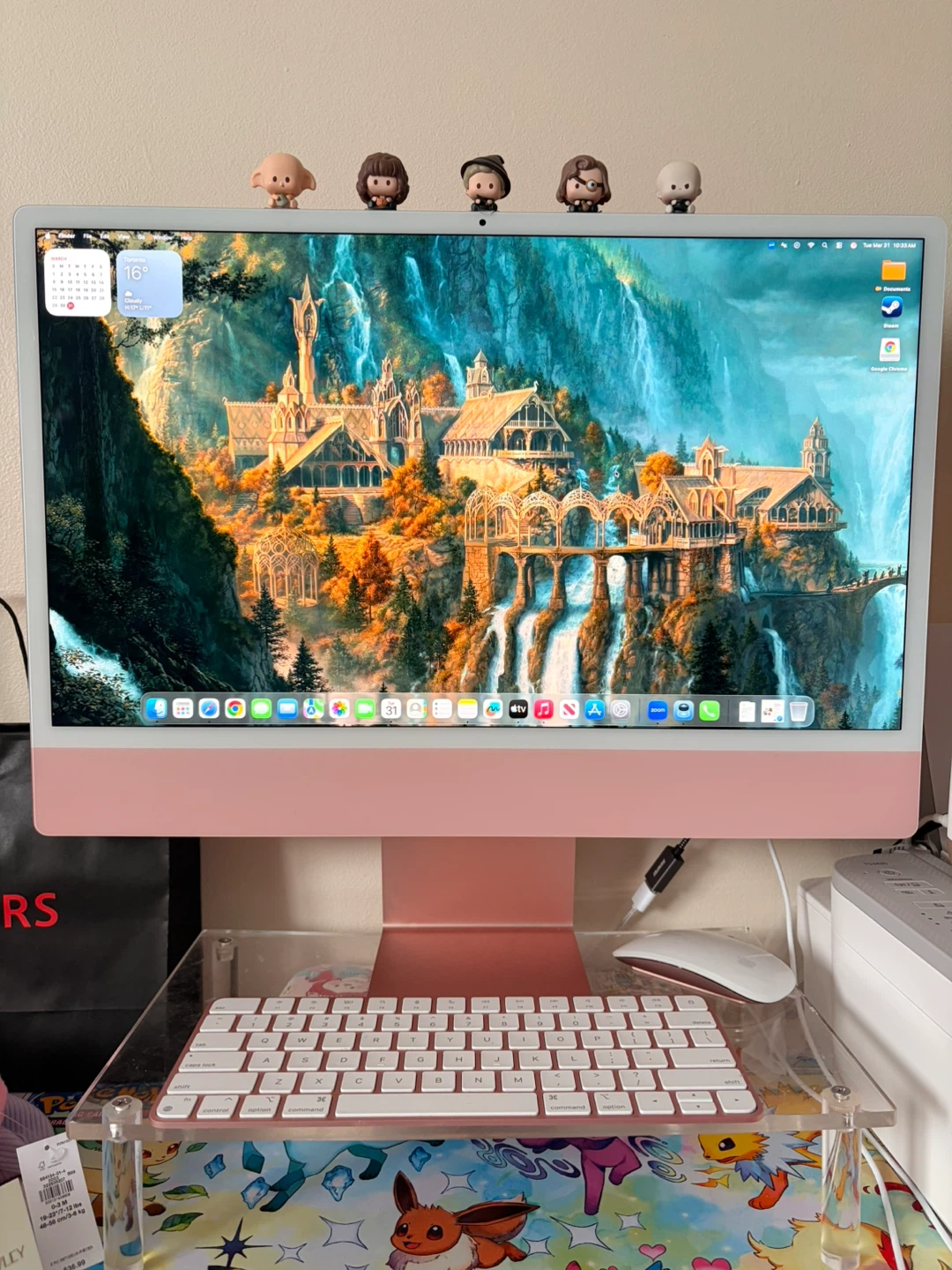 Apple Pink iMac 24-inch, M1 Chip, 2021