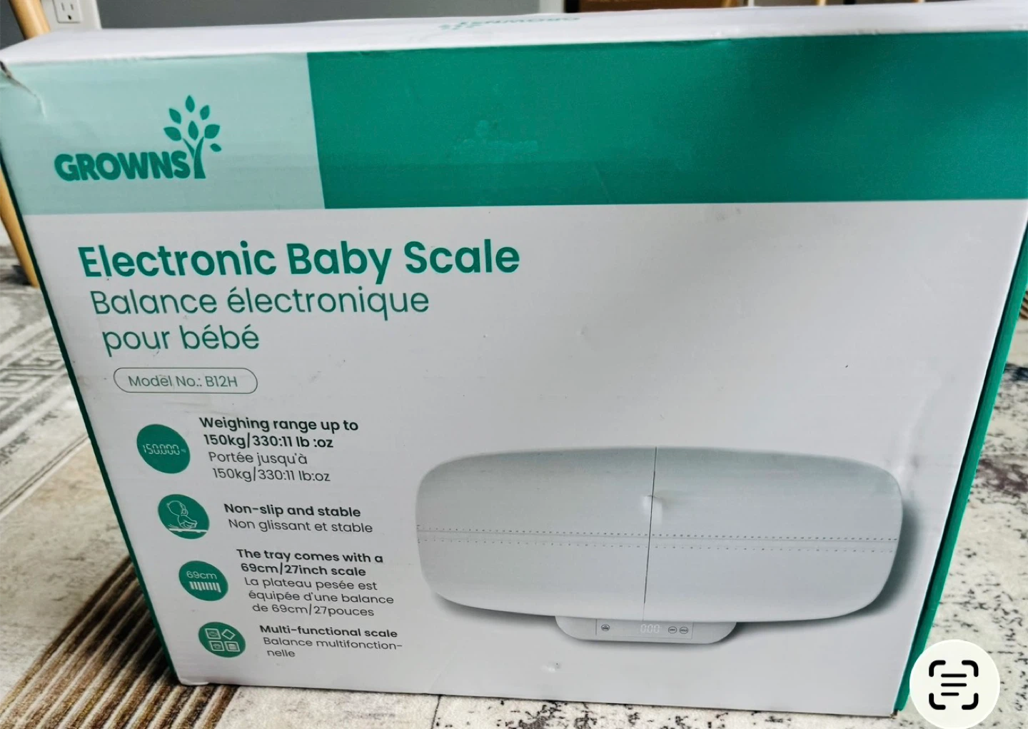 Growns Electronic Baby Scale Model B12H - photo 2