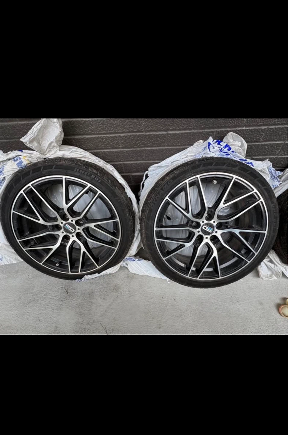 Set of 4 Car Rims and Tires 5x112 / 66.6 /225/40/18 - photo 3