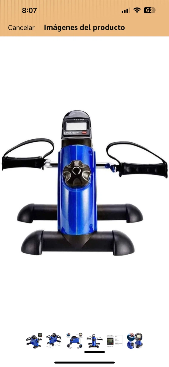 Blue Portable Pedal Exerciser - photo 4