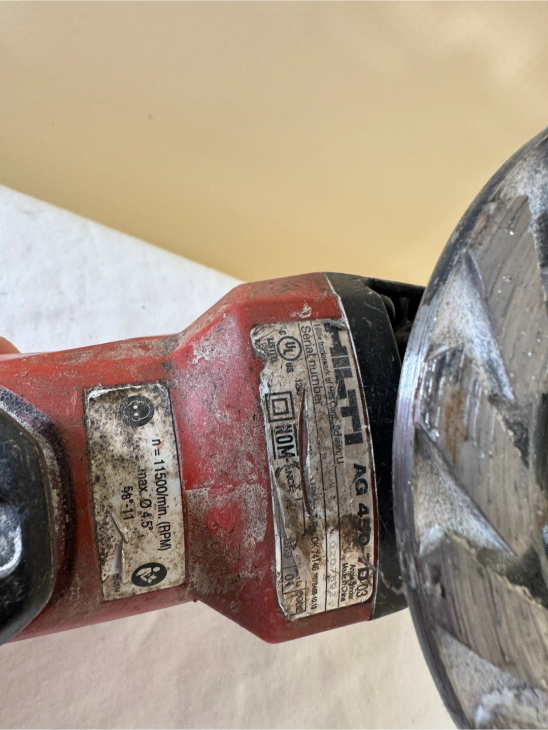 Hilti AG 450-13 Angle Grinder - photo 4