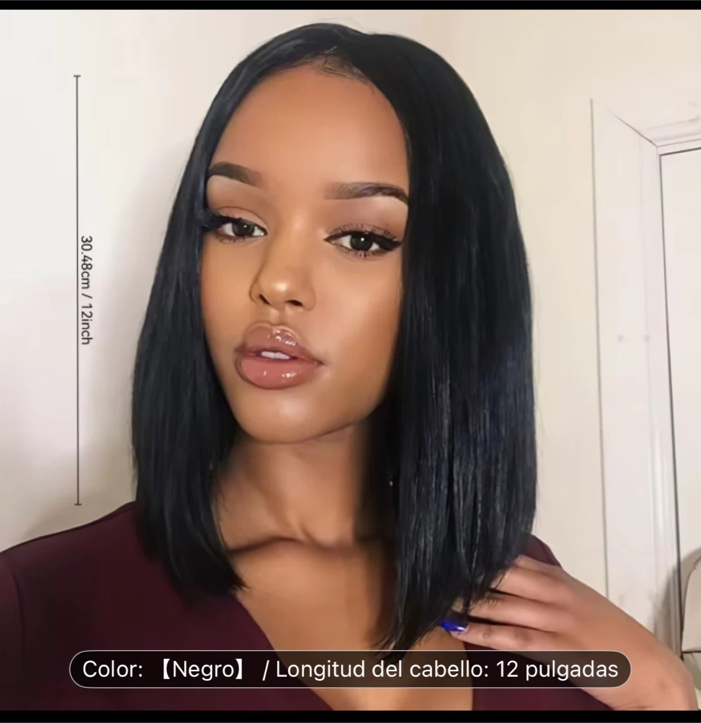 12 Inch Straight Bob Wig - photo 5