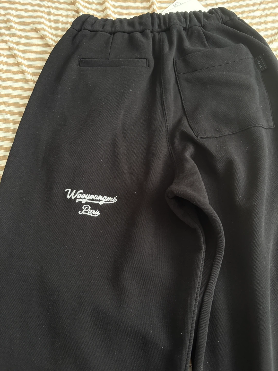 Wooyoungmi Paris Black Sweatpants
