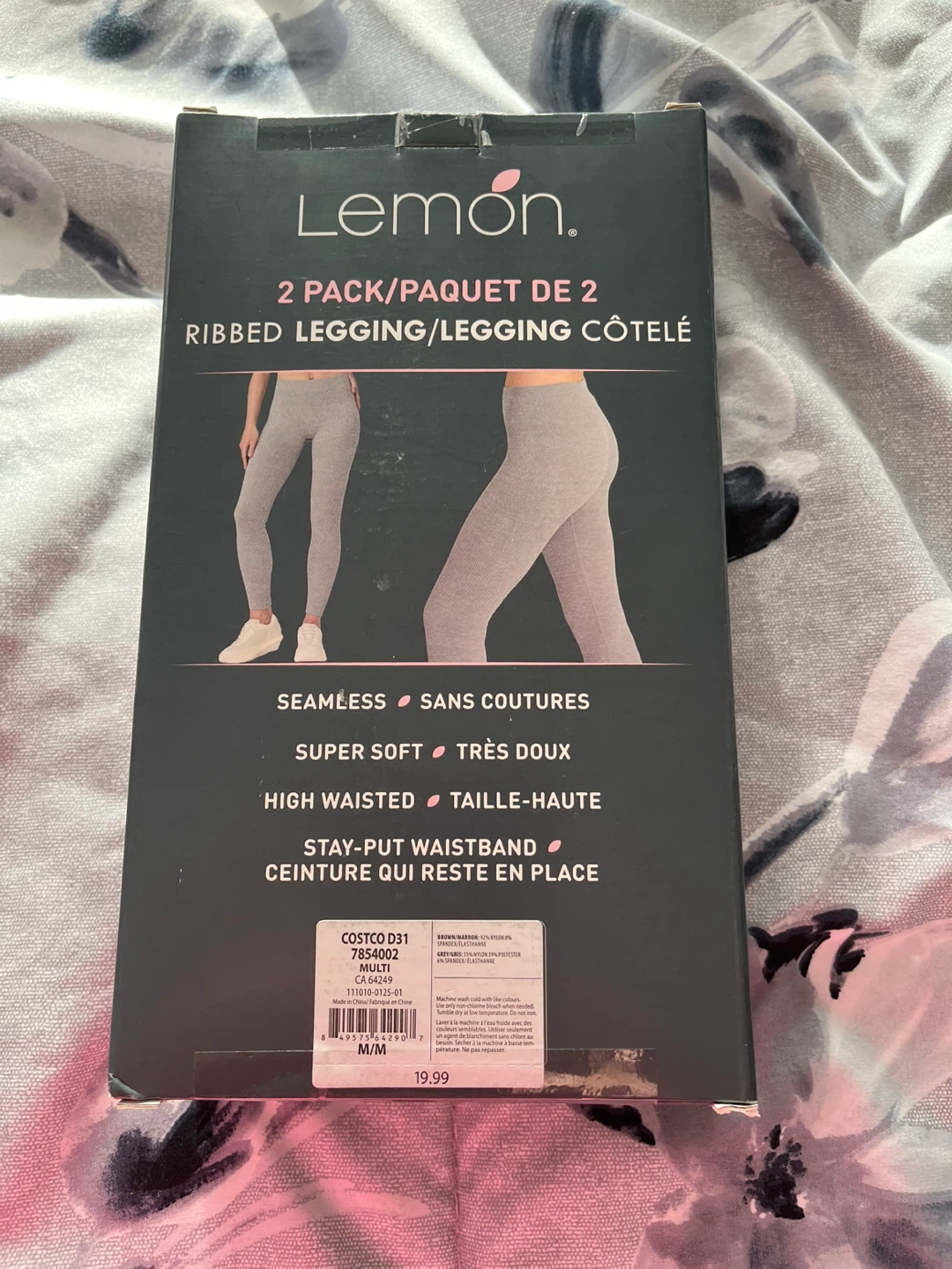 Lemon 2 Pack Ribbed High Waisted Leggings - M/L - photo 4