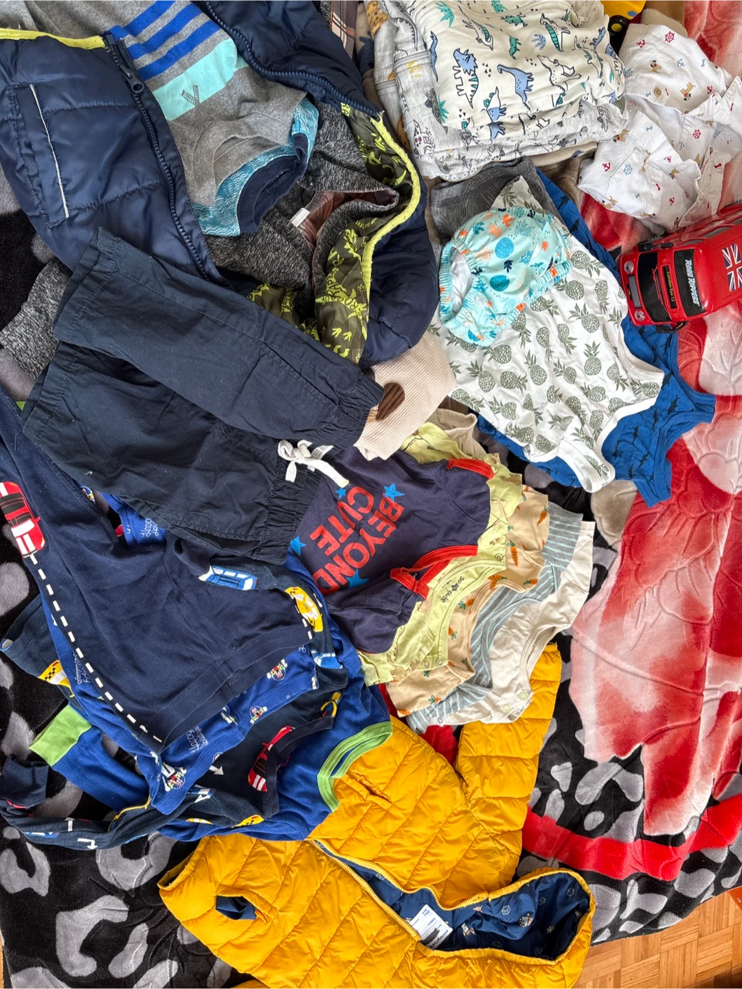 Baby's First Christmas Pajamas and Toddler Clothing Lot - photo 3