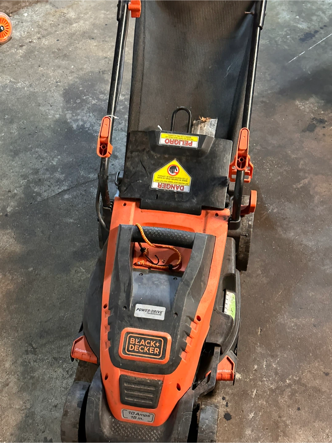 Black+Decker Electric Mower - 10 Amps, 15 Inch
