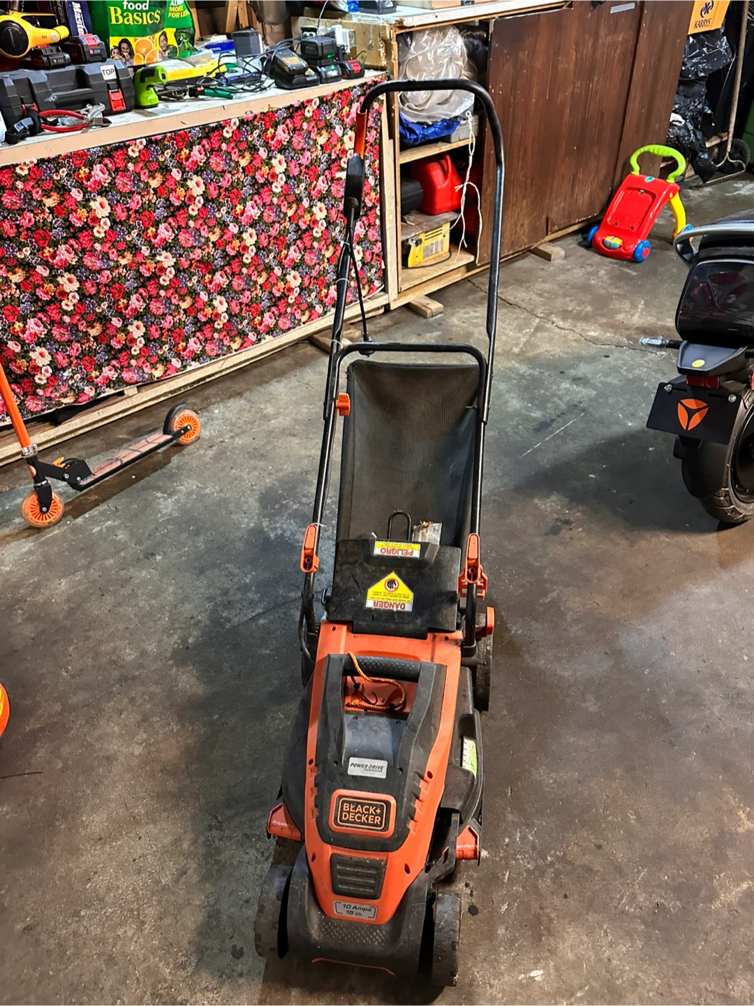 Black+Decker Electric Mower - 10 Amps, 15 Inch - photo 2