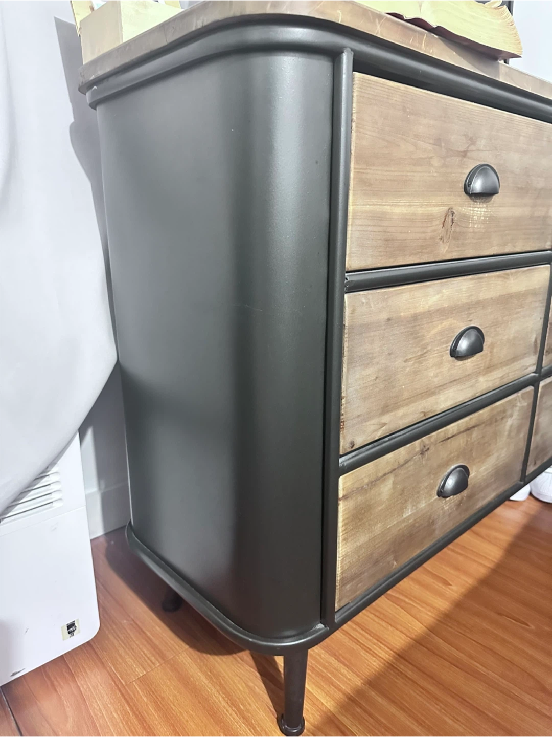 Industrial Style Dresser with 6 Drawers
