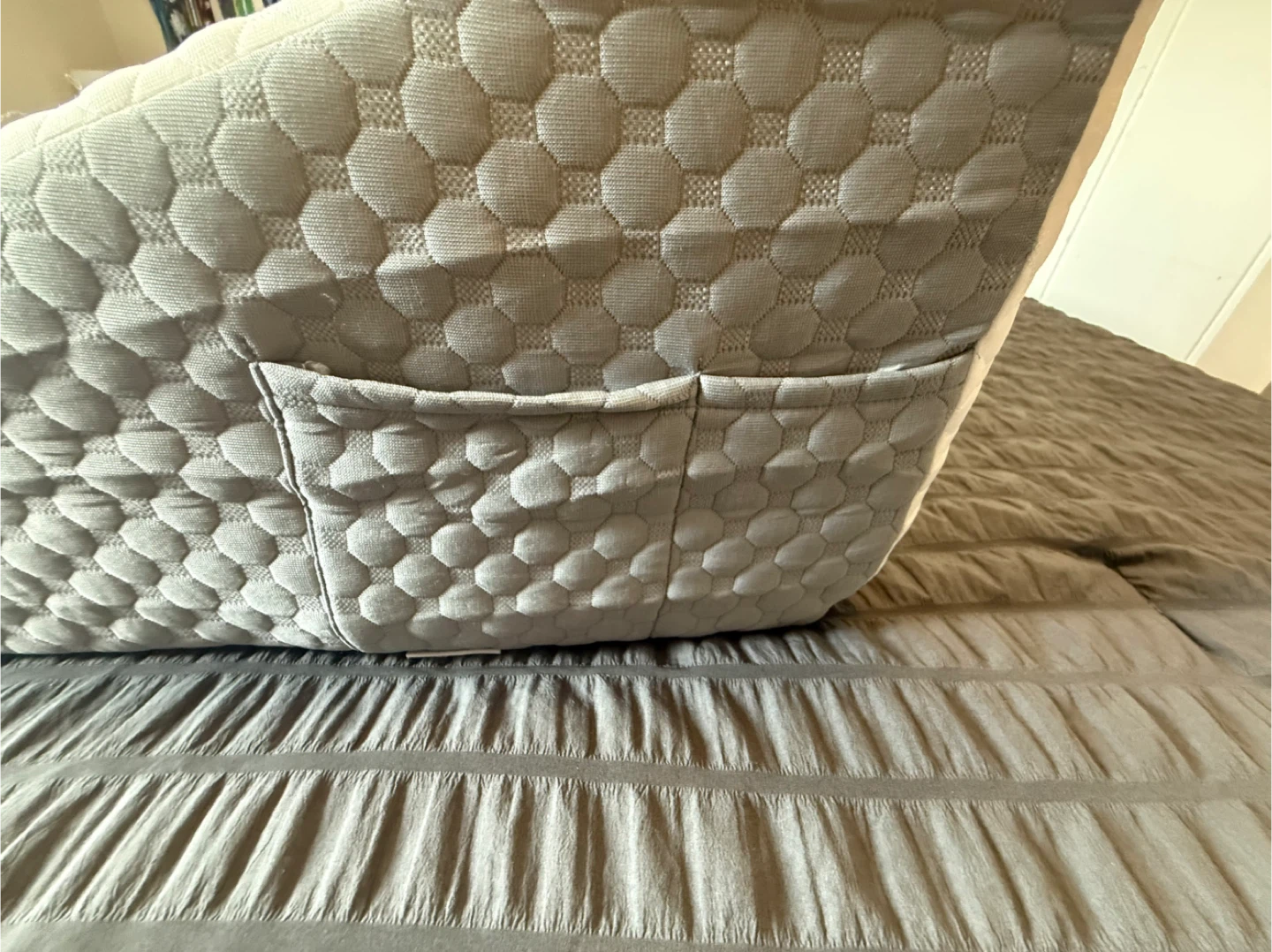 Simple Modern Wedge Pillow with Removable Cover - photo 3