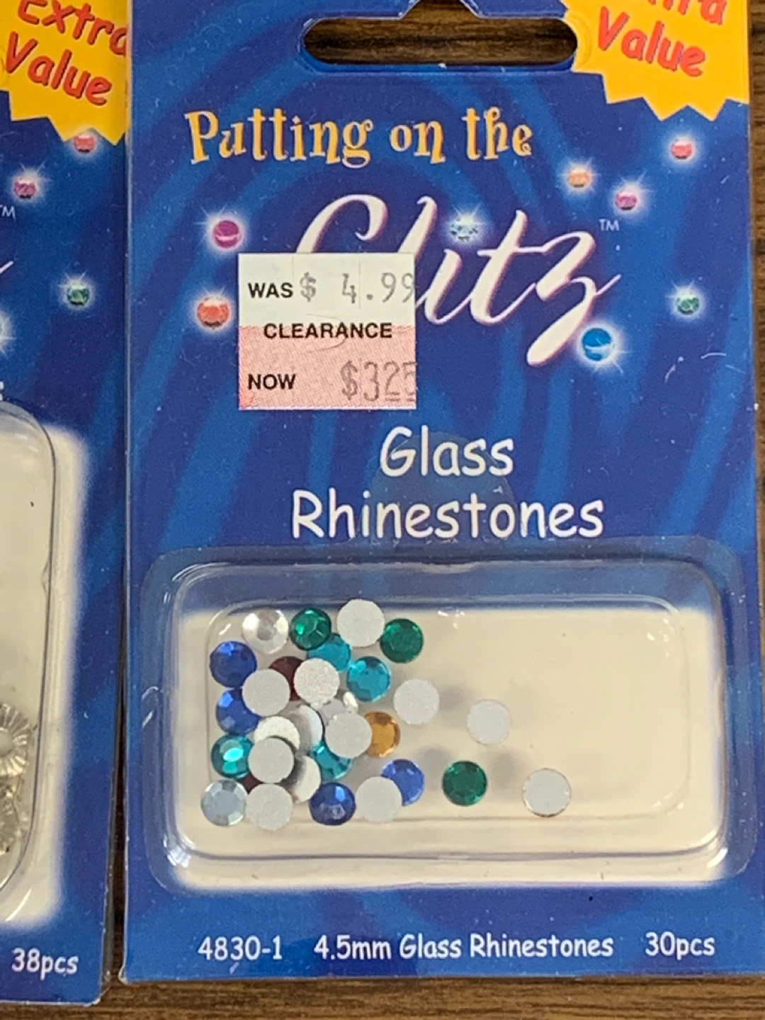 Putting on the Glitz Glass Rhinestones - Various Sizes & Colours - photo 2