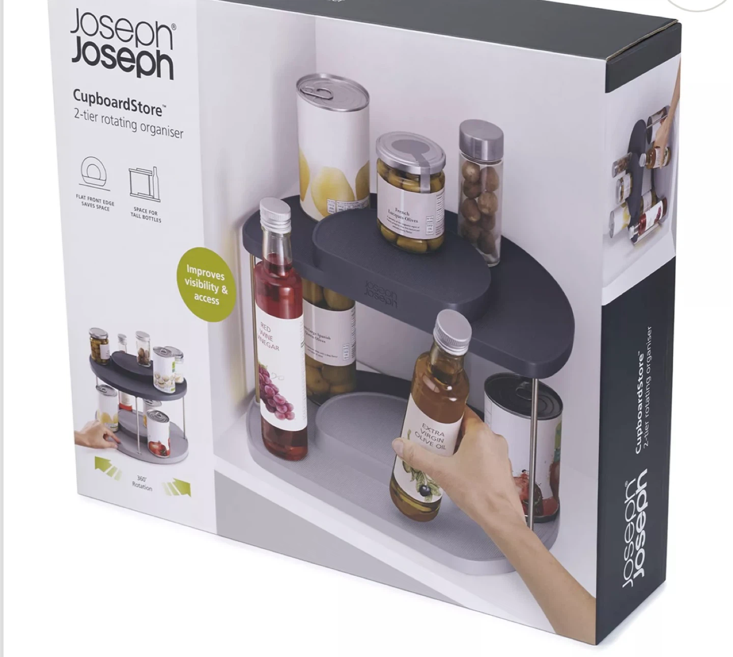 Joseph Joseph CupboardStore 2-Tier Rotating Organiser