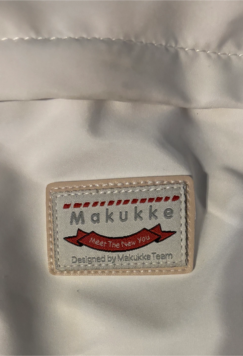 Beautiful Makukke Backpack - White with Pink Trim - photo 2