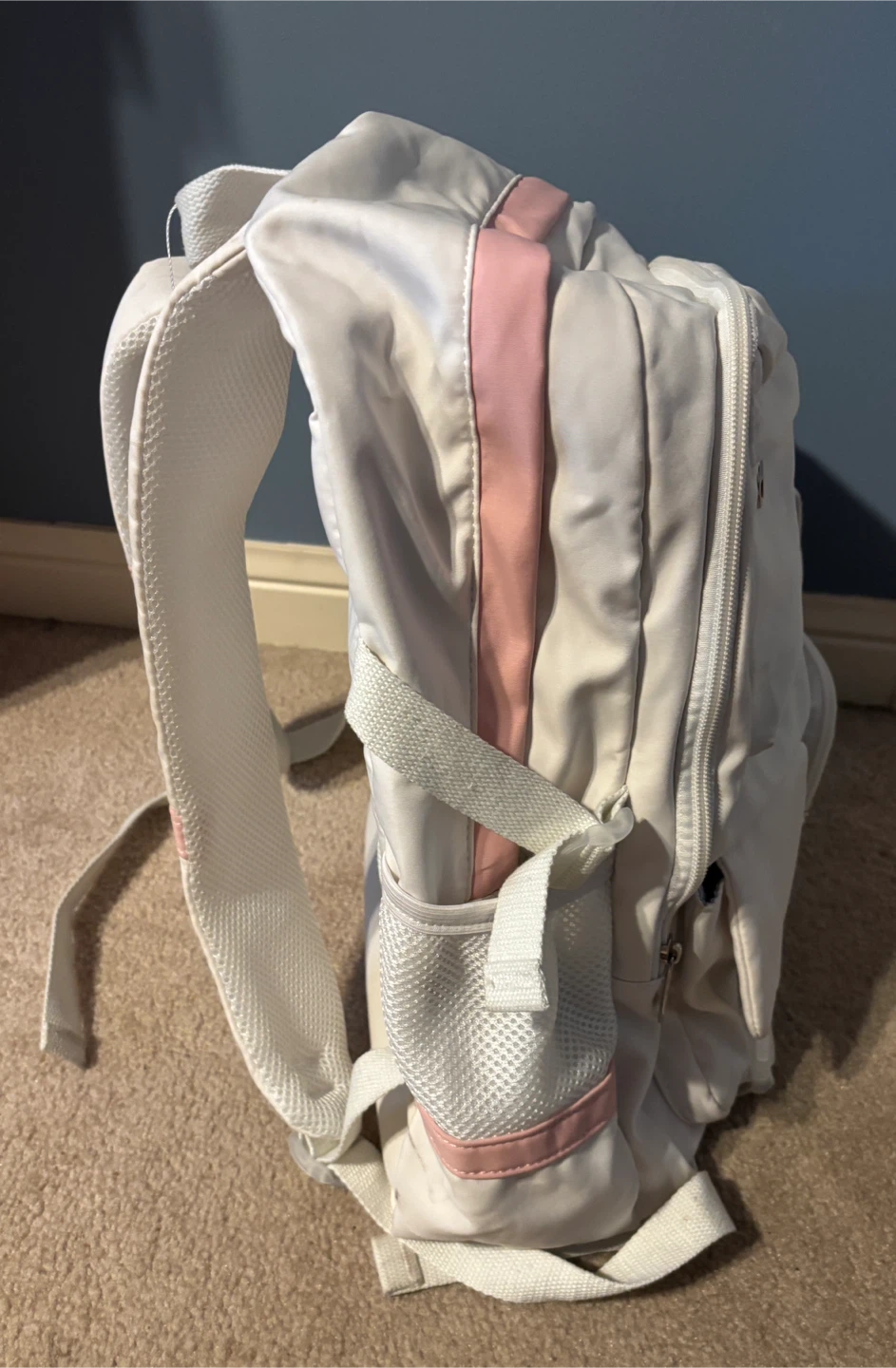 Beautiful Makukke Backpack - White with Pink Trim - photo 4