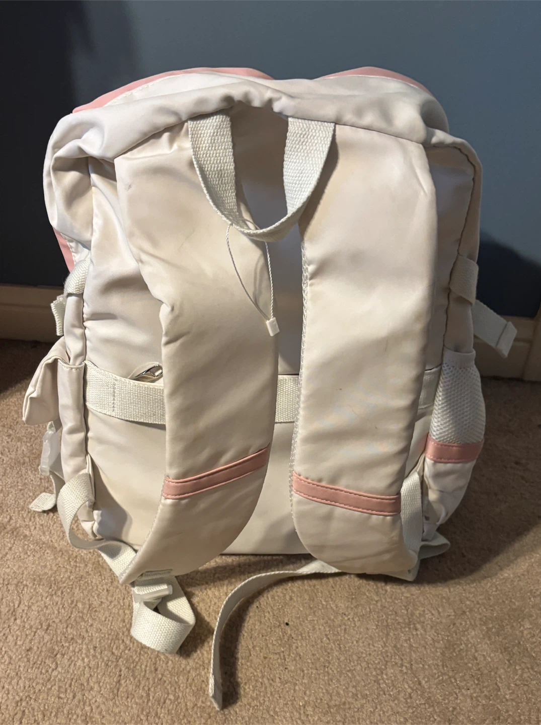 Beautiful Makukke Backpack - White with Pink Trim - photo 3