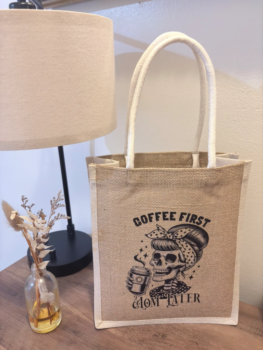 Jute Tote Bags with Motivational Sayings - photo 5