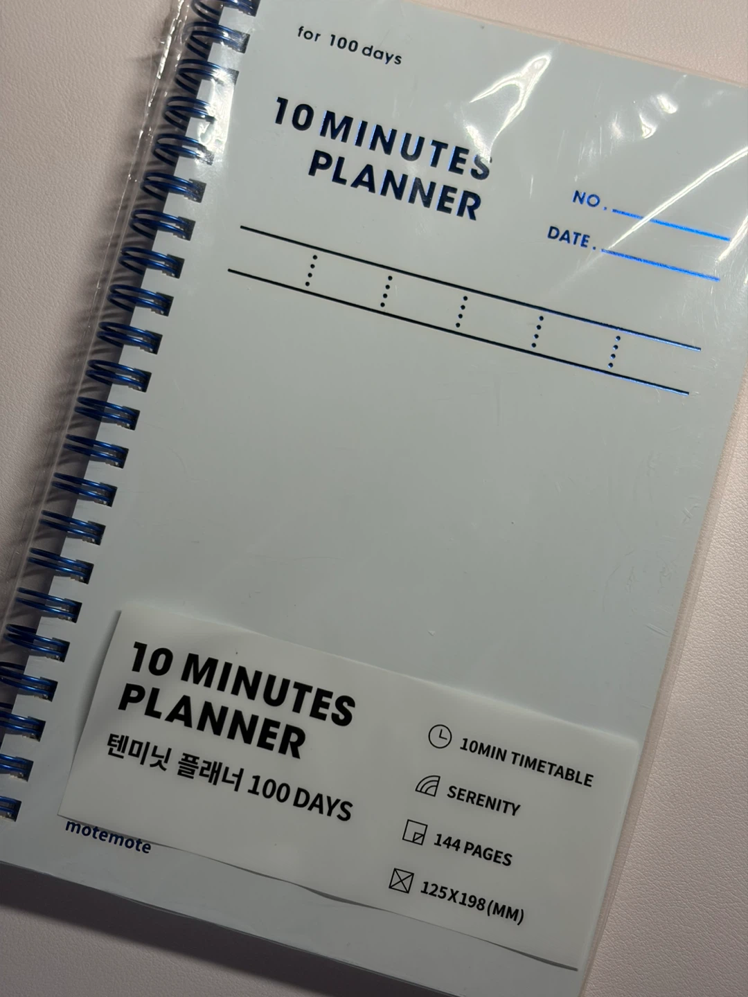 Motemote 10 Minutes Planner