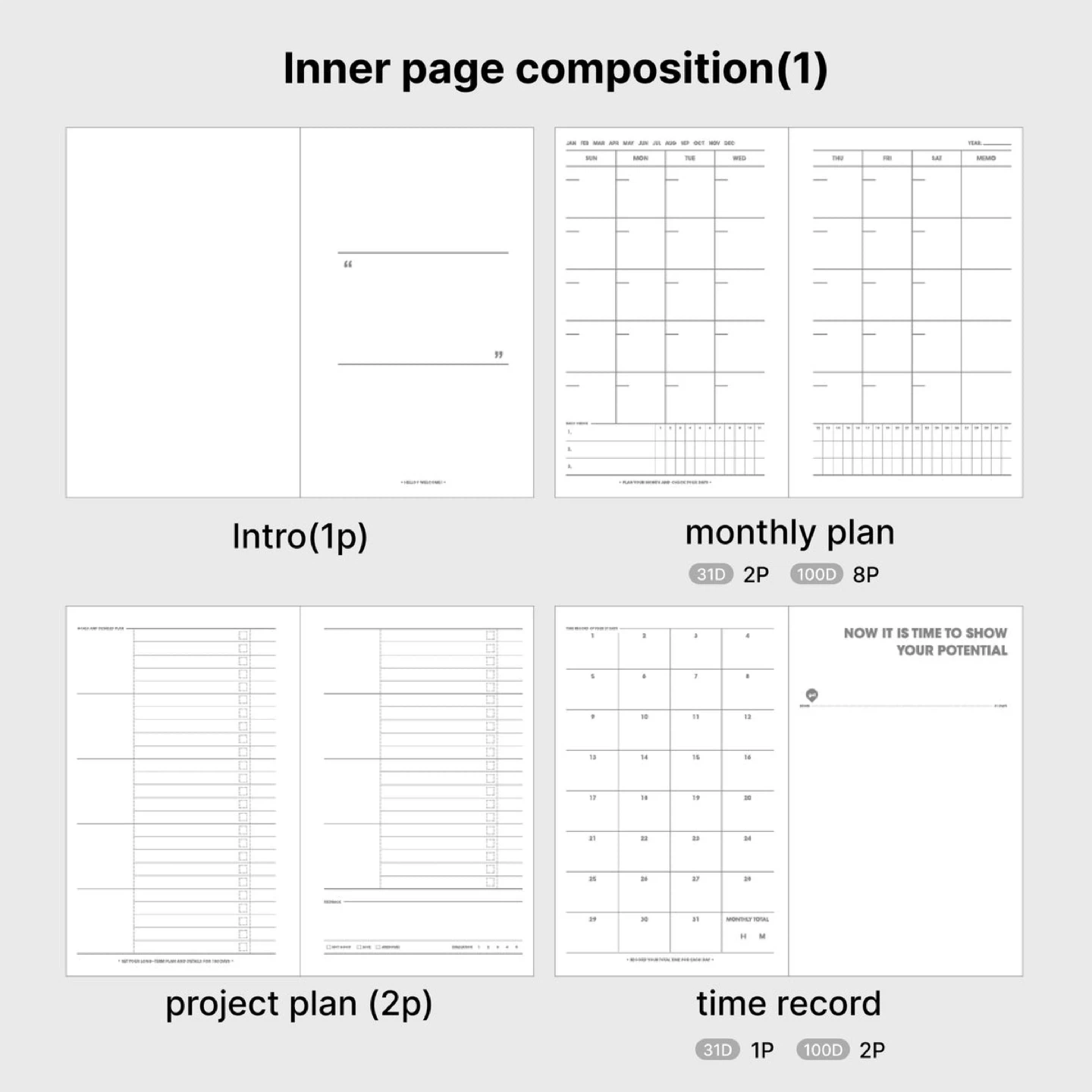 Motemote 10 Minutes Planner - photo 2