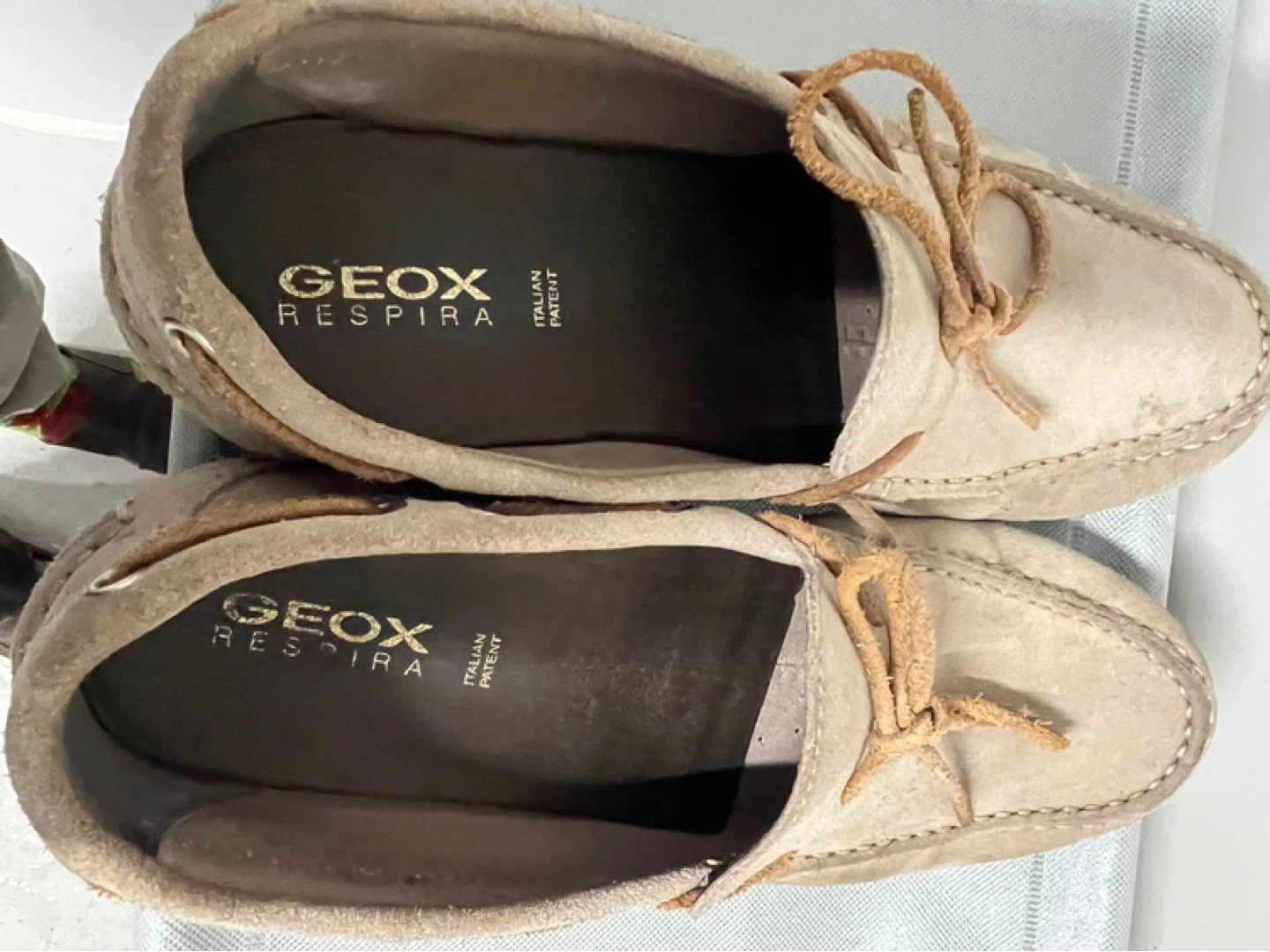 Geox Respira Suede Loafers - Tan - photo 4