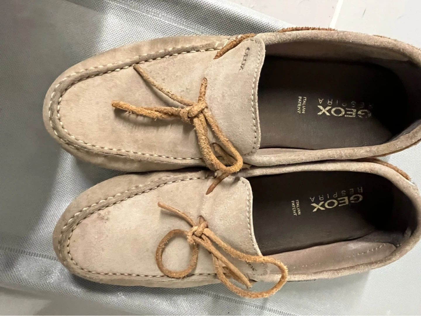 Geox Respira Suede Loafers - Tan - photo 2