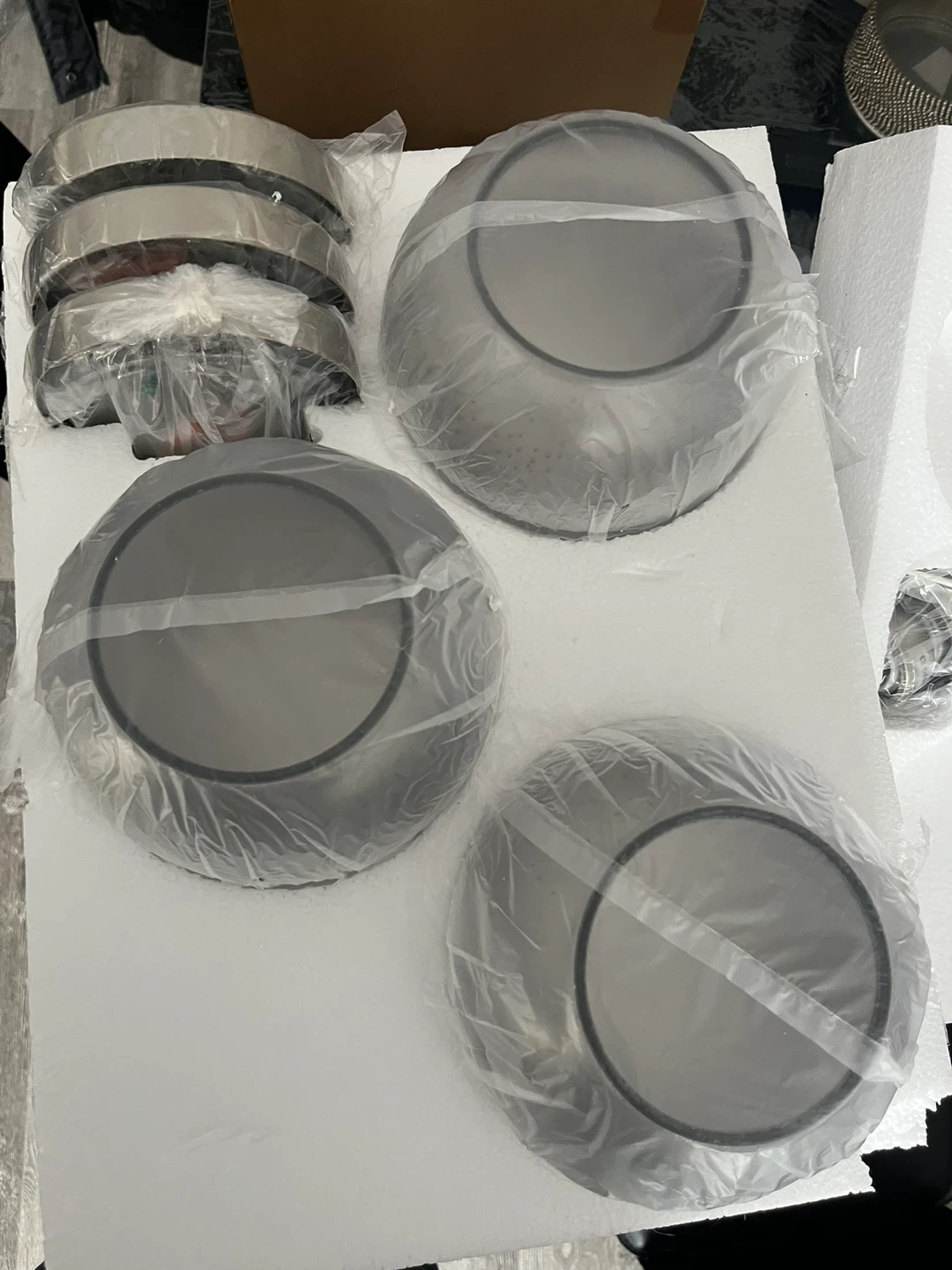 Set of 3 Pendant Lights with Grey Glass Shades - photo 5