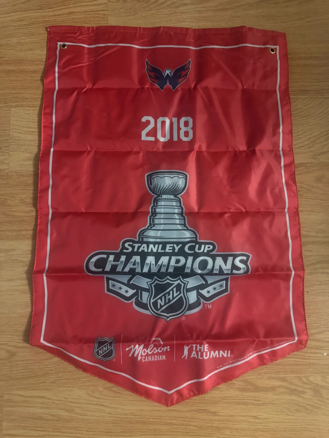 Washington Capitals 2018 Stanley Cup Champions Banner