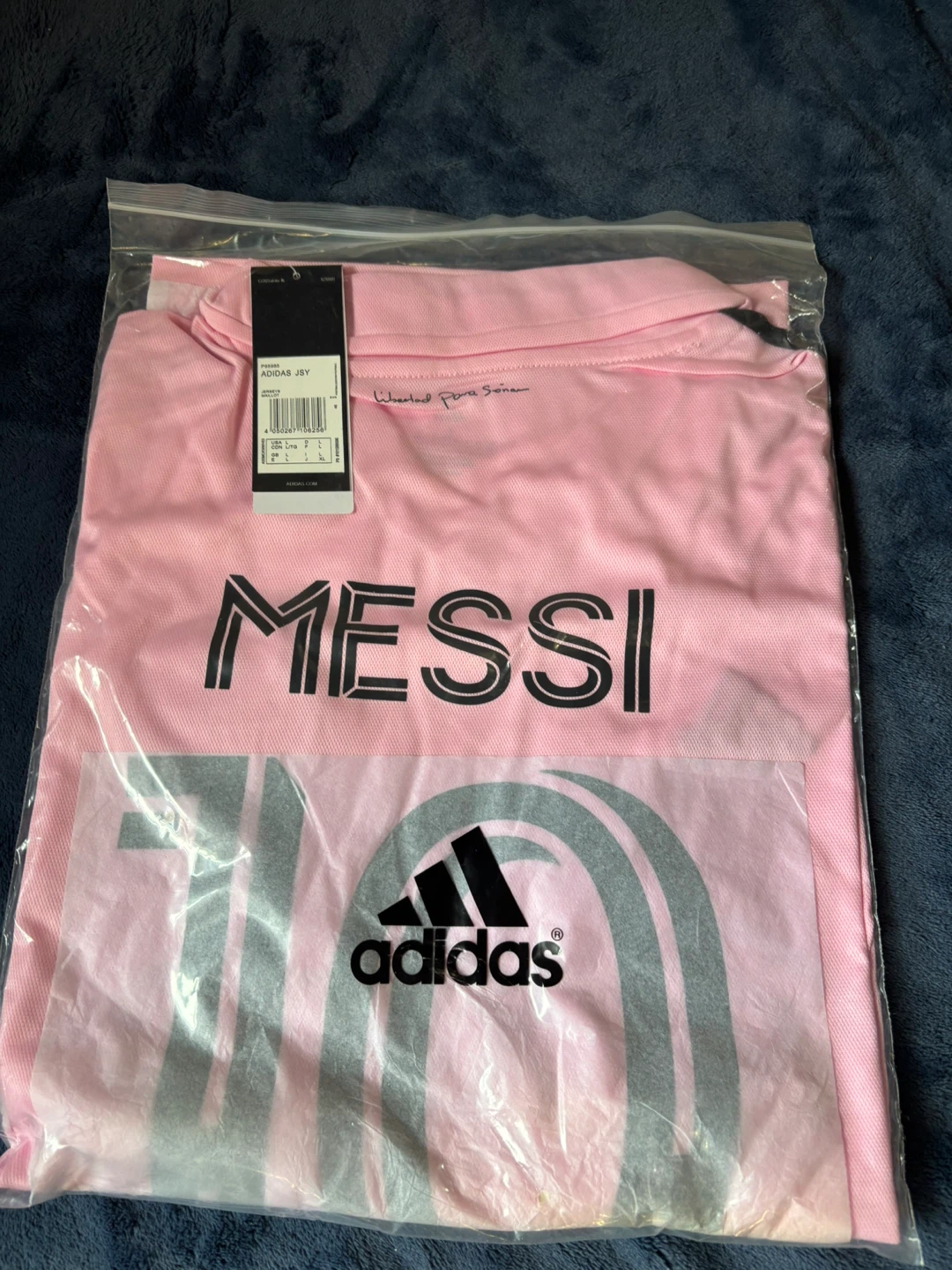 Adidas Messi Jersey - Pink - Size L