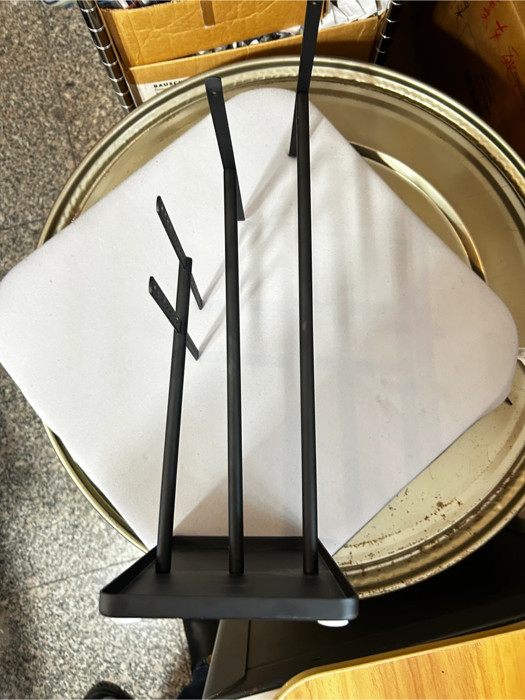 Black Metal Earring Jewelry Organizer Stand - photo 2