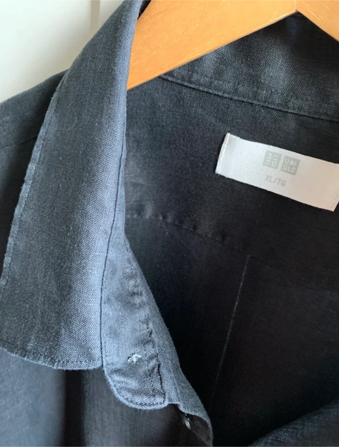 Men’s 100% Linen Shirt - Size XL - photo 4