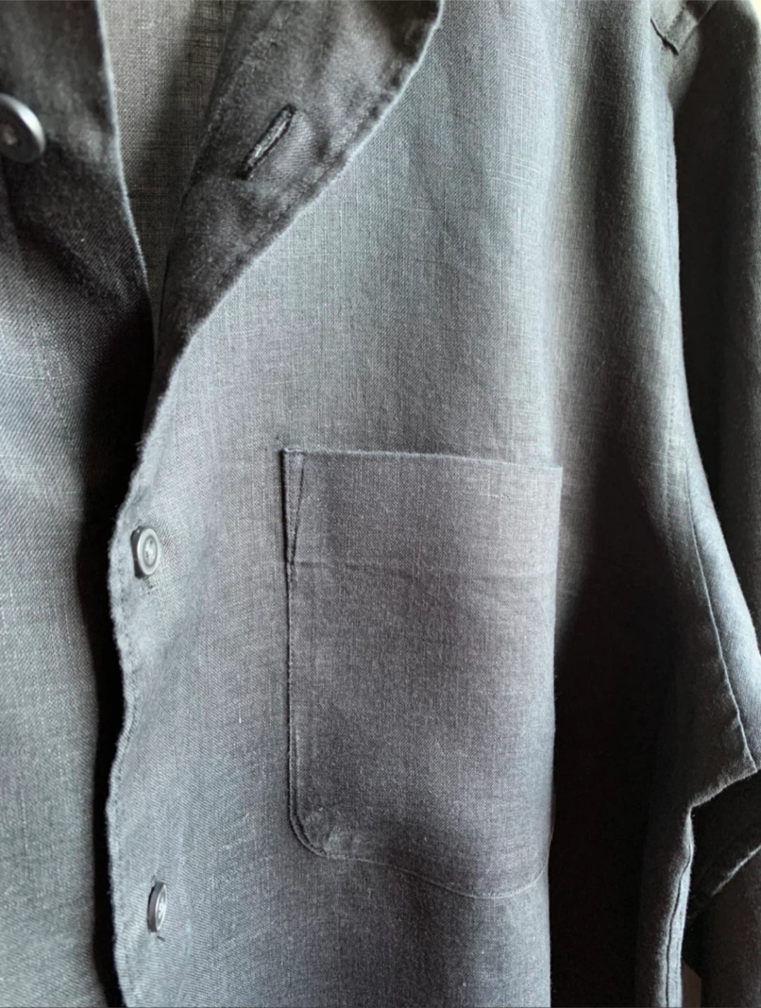 Men’s 100% Linen Shirt - Size XL - photo 5