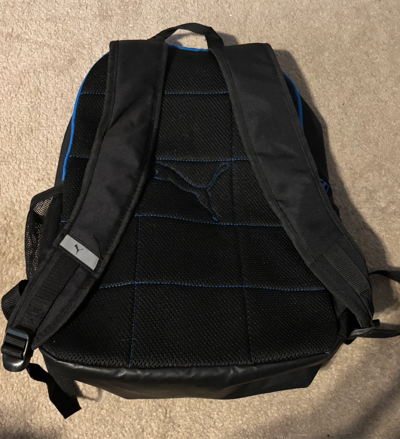 Beautiful Black and Blue Backpack by PUMA - photo 2