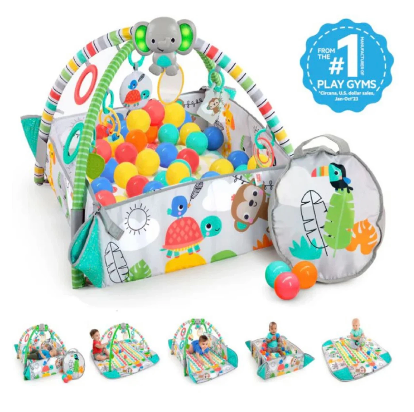Bright Starts Having a Ball Play Gym with Balls - photo 2
