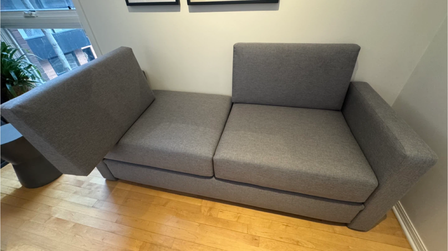 Part of Queen Murphy Bed - Grey Sofa - photo 3