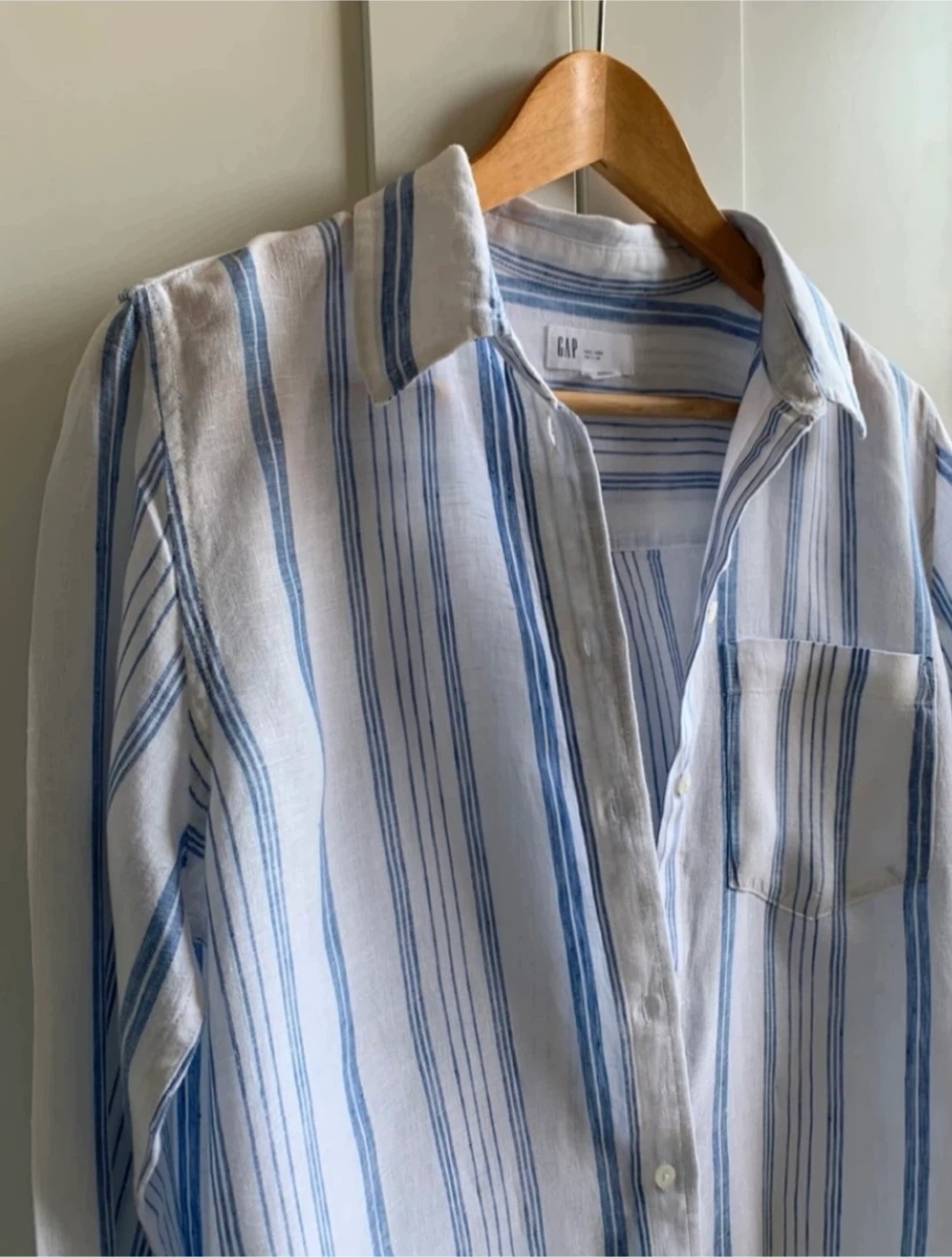 Women’s 100% Linen Shirt-Size S - photo 4