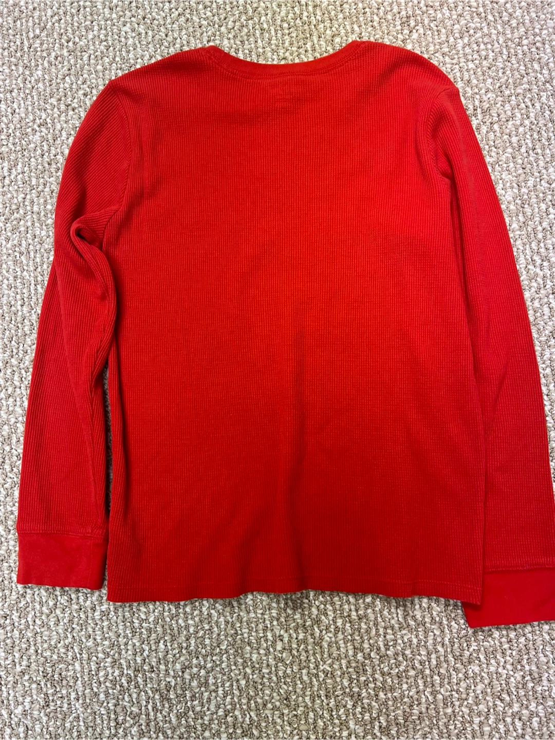 Cat & Jack Red Long Sleeve Shirt Size L (12/14) - photo 2