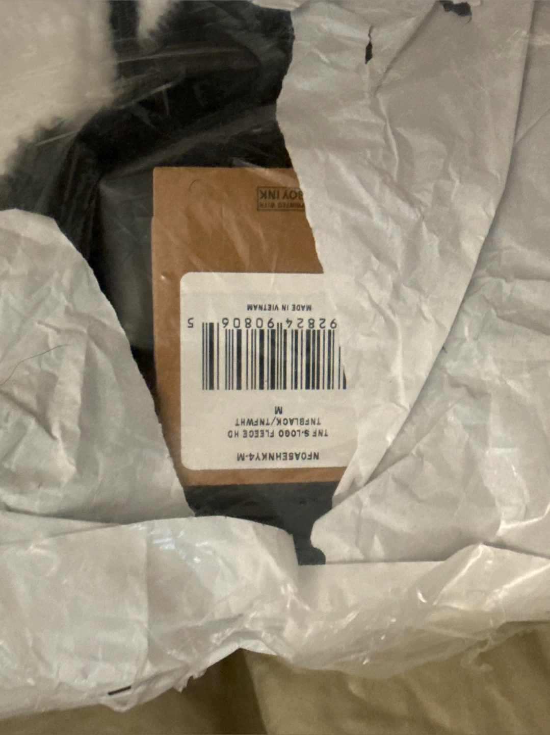 Sealed Supreme x TNF S-Logo Hooded Fleece Jacket - Black - M - photo 5