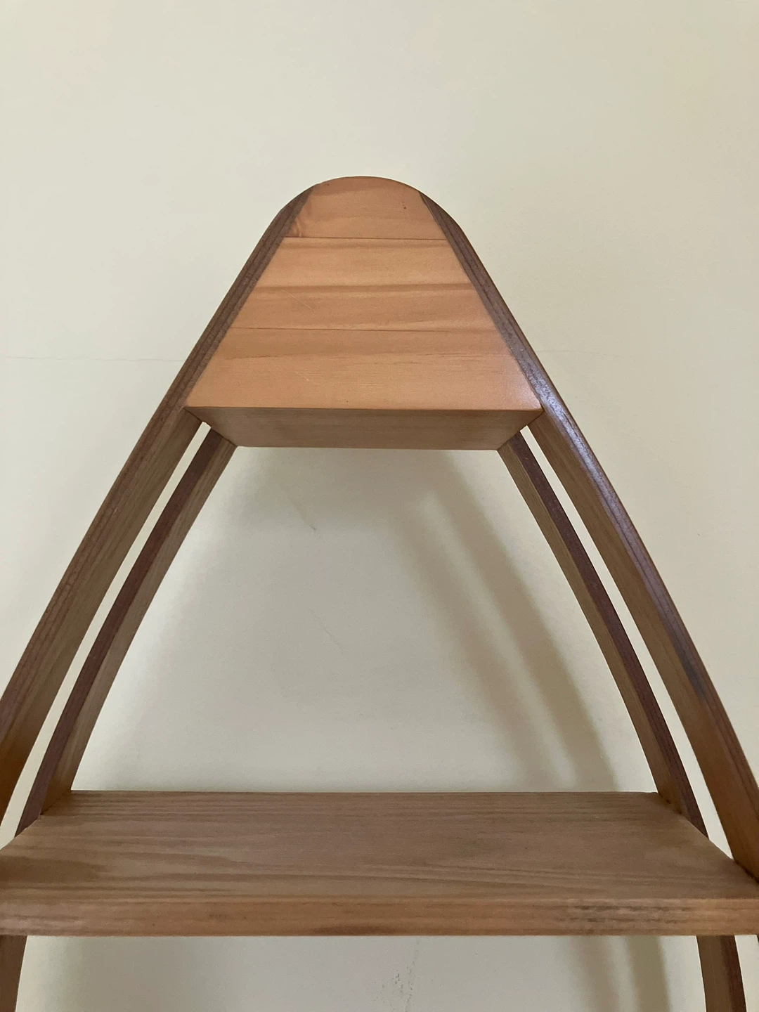 Teardrop Shaped Wooden Shelf - photo 3