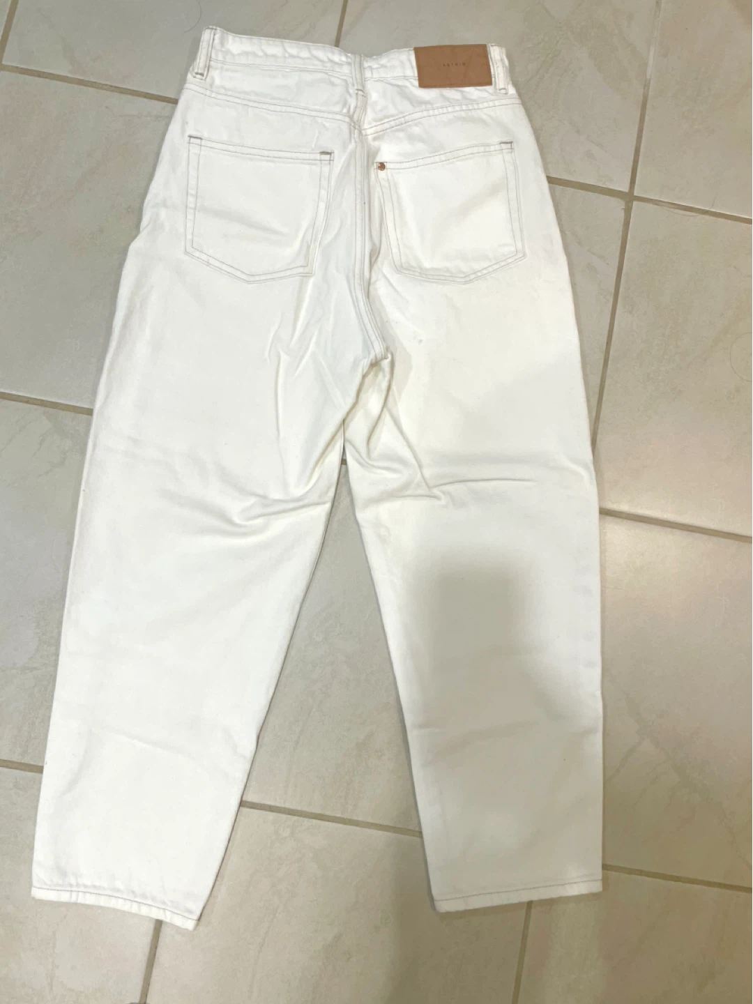 H&M Loose Mom Jeans - White - photo 2